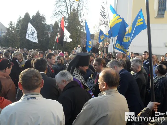 В Житомирі відкрили пам'ятник Омеляну Сенику і Миколі Сціборському (Фоторепортаж) — фото 6