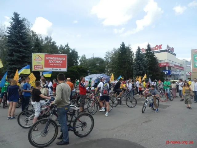 У Житомирі відбувся велопробіг «Україна без наркотиків» (Фото) + (Відео) — фото 2