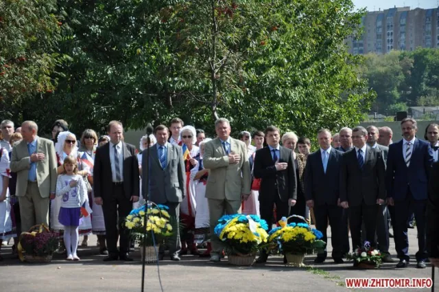 У Житомирі відкрили меморіальну дошку пам’яті чехів, розстріляних у 1938 році (Фоторепортаж) — фото 3