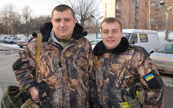 Житомирські вартові дорожнього порядку повернулися із зони АТО (Фото) — фото 3