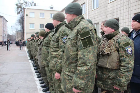 Із зони АТО повернувся зведений загін правоохоронців (Фоторепортаж) + (Відео) — фото 8
