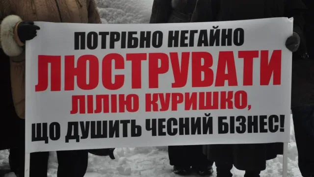 Активісти пікетували проти учасника АТО Лілії Куришко (Фоторепортаж) + (Відео) — фото 3